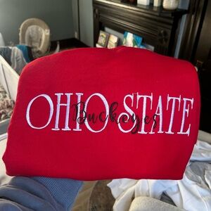 Ohio State Embroidered Crewneck